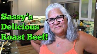 Sassy's Roast Beef recipe!  Easy and delicious! #roastbeef