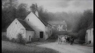 Graphite Drawing - How to Draw Trees, Horses and Buildings