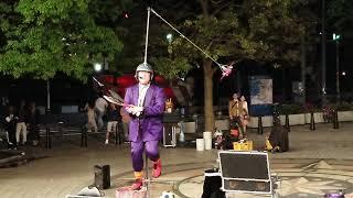 The Funny Street Performer at Minato Mirai, Yokohama Japan