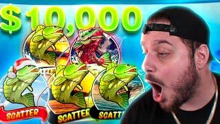 SPENDING $10,000 TO FIND THE BEST BIG BASS SLOT!