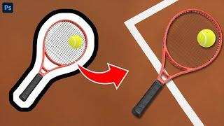 The Ultimate Guide to PERFECTLY Selecting a Tennis Racket - Photoshop Tutorial