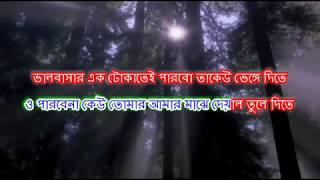 Chokh Tule Dekho Na Ke Eseche Karaoke | With Lyrics ( scrolling ) | Sasurbari Jindabad 2000