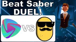 MRCOOLPOTATO vs DEATHREX! Who Will Win? (Beat Saber Multiplayer) - Oculus Quest 2