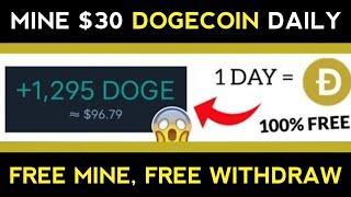 Free Dogecoin Cloud Mining Site 2024 || Free DOGE Earning Website || New Free Cloud Mining Site