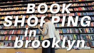 book shopping in brooklyn (and book haul)