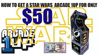 Get the Star Wars Arcade 1up cabinet for only $50!!!