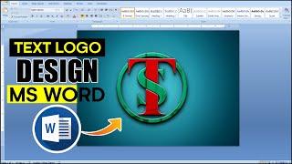 How to Create a Logo Design in Microsoft Word Hindi Tutorial || TS Logo Design in Ms Word || MS WORD