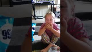 5 year old doing the Warhead Challenge