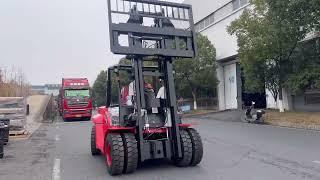 7t diesel forklift with Japan Isuzu engine