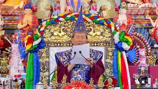 2023-01-29 HH Living Buddha Lian-sheng Instructs Adversaries-Crushing Tara Mantra at Dayi Temple