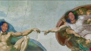 Lemon, Rowe on Sistine Chapel ceiling?