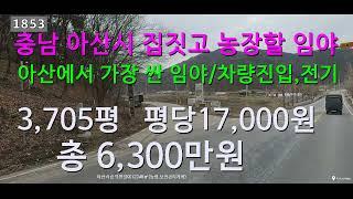 [번호 1853}충남 아산시 송악면 집짓고 농장할 임야