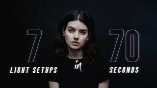 7 Easy Portrait Lighting Setups in 70 Seconds