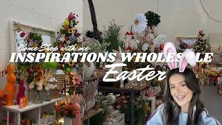 THE BEST PLACE FOR EASTER DECOR! INSPIRATIONS WHOLESALE EASTER/ SPRING SHOP WITH ME & HAUL