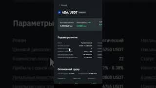 ADA  #Криптовалюта #Трейдинг  #DOGE #Криптотрейдер  #Сеточная торговля #доход #криптовалюта