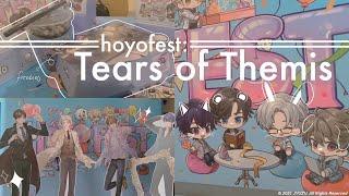 come along with me to Tears of Themis cafe event!|| Hoyofest vlog