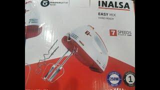 Inalsa hand Mixer easy mix 250 Watt with 7 speed control, unboxing and review at low price 1100 rs