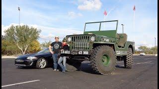 BIG WILLY Biggest Jeep Ever Built 1942 Willys MB & Engine Sound - My Car Story with Lou Costabile