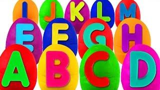 Knetmasse-Alphabet | ABC Songs für Kinder, Kindergartenkinder lernen das Alphabet, Spielzeug