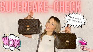 SUPERFAKE-CHECK - POCHETTE METIS - ORIGINAL VS. FAKE - LOUIS VUITTON