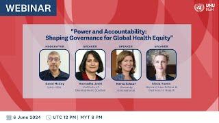 "Power and Accountability: Shaping Governance for Global Health Equity"