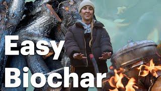 How To Make Biochar at Home (EASY)