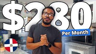 What Can $280 A Month Get You In Dominican Republic ? | Apartment Tour