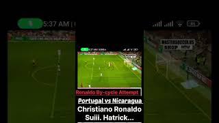 #Recently By-cycle Attempt by Ronaldo against Nicaragua