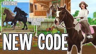 *NEW* CODE, FRIESIANS & HOME STABLE UPDATE & CUSTOMIZATION IN STAR STABLE