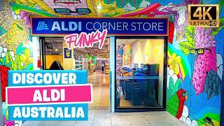  Discover Aldi Australia FUNKY CORNER STORE  [4k Video]