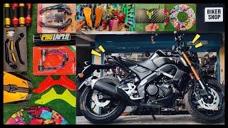 Yamaha MT-15 Modification | All Accessories For MT-15 V1 & MT-15 V2 | The Biker Shop - Siliguri.