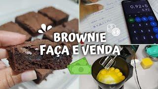 RECEITA DE BROWNIE PASSO A PASSO/ Como calcular preço para venda (delivery próprio + Ifood)