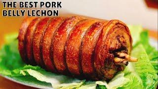 THE BEST PORK LECHON BELLY ROLL IN OVEN | CRISPY AND TASTIEST LECHON |