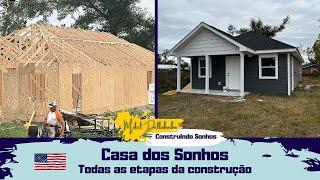 Todas as etapas de construção de uma casa americana na FLÓRIDA | Casa dos Sonhos