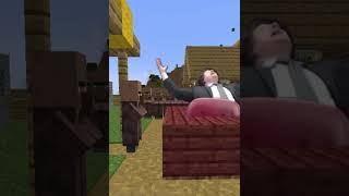 Milei gritando hayek por favor a un aldeano #minecraft #memes #milei