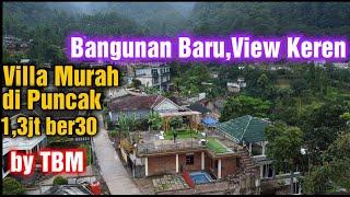 NEMU VILLA murah di PUNCAK BOGOR ️ LOKASI nya di BUKIT ,bangunan baru ,view nya memanjakan mata DAH