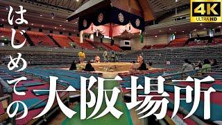 【大相撲 春場所】花道やマス席、イス席はこんな感じやで。エディオンアリーナ大阪は難波駅からすぐ！【sumo】