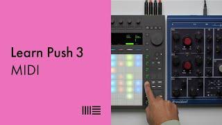 Learn Push 3: MIDI