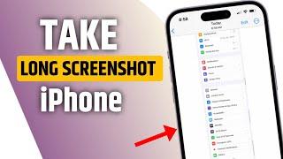 How To Take Long Screenshot in iPhone | Long Screenshot in iPhone | iPhone Me Long Screenshot Kaise