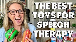 THE BEST TOYS FOR SPEECH & LANGUAGE THERAPY AT HOME: Fun Speedy Speech Therapy W/ Speech Tree Minis!