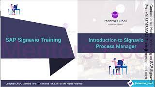 SAP Signavio Training | Signavio Process Manager | Signavio Tutorial | Signavio BPMN -Mentors Pool