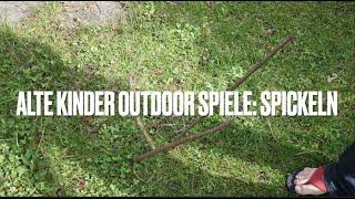 Alte Kinder Outdoor Spiele: Spickeln