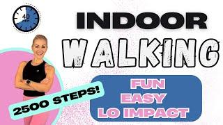 ‍️ Easy Indoor Walking Workout | 20 Minutes to Music