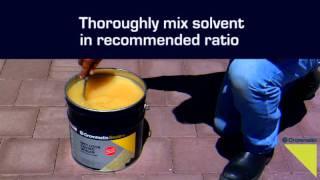 How to seal and protect paving with wet look sealers