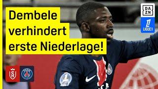 Dembele rettet Paris! Erster Punktverlust für den Spitzenreiter: Reims - PSG | Ligue 1 | DAZN