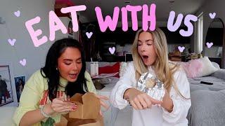 BREAKFAST MUKBANG!!! | Sophia and Cinzia