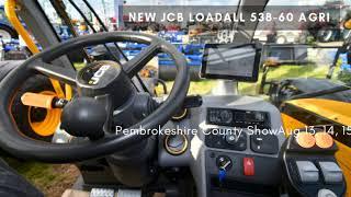 Inside the cab of the new JCB LOADALL 538-60 AGRI