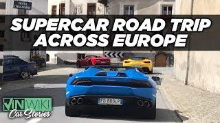 Driving supercars across Europe on Adventure Drives