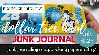 Dollar Tree HAUL: Junk Journal Supplies and Ideas! #junkjournalideas #dollartreehaul