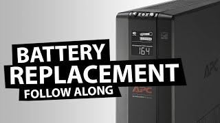 APC Back-UPS Pro 1500VA Battery Replacement Follow Along